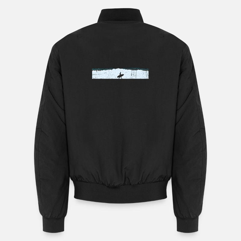 Grosse vague - Bomber unisexe - noir