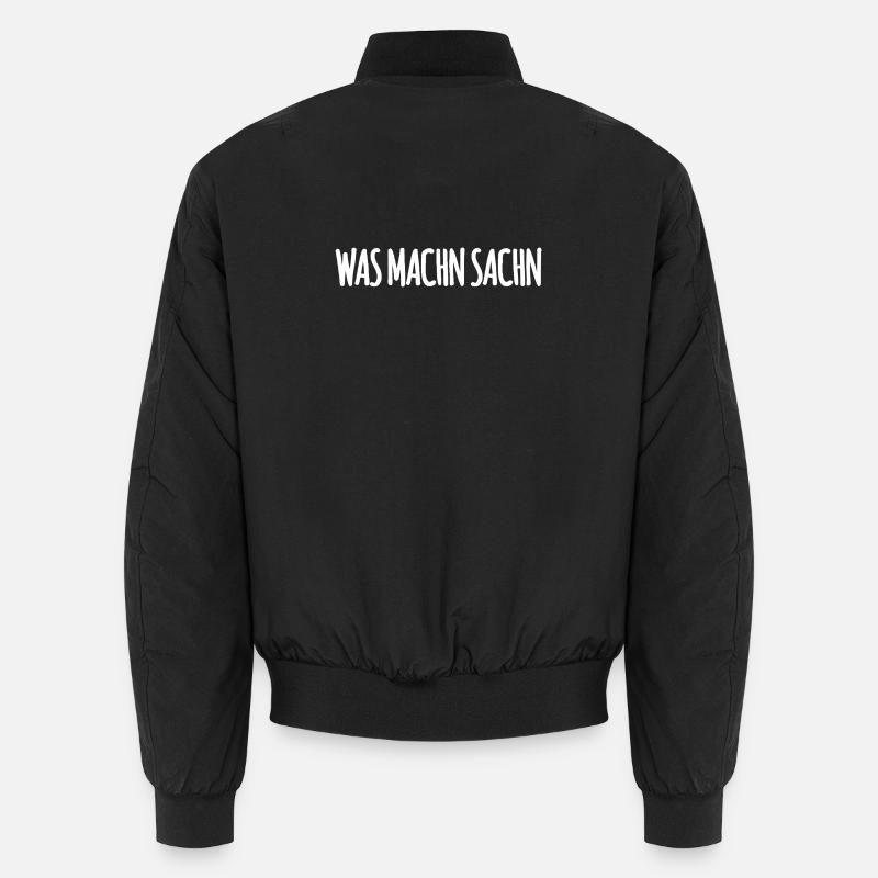 What do things do - Unisex Bomber Jacket - black