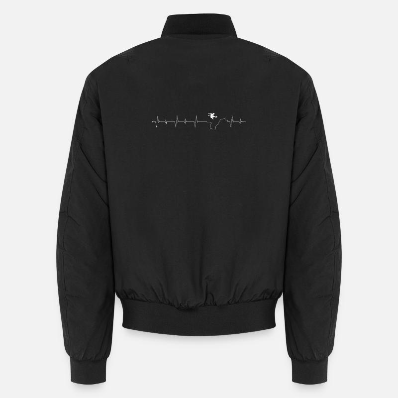 Flight Pulse Skyline Unisex Bomber Jacket