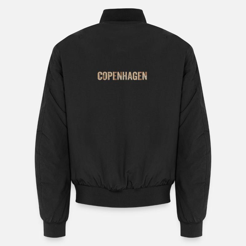 Copenhagen - Unisex Bomber Jacket - black