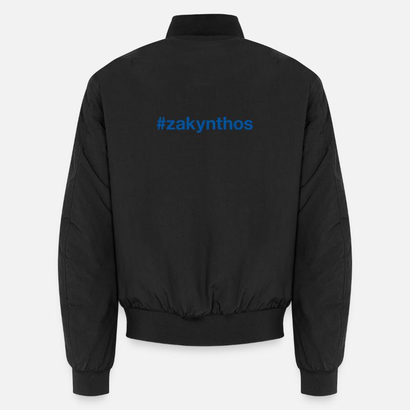 ZAKYNTHOS Greece Griechenland Hashtag Unisex Bomber Jacket