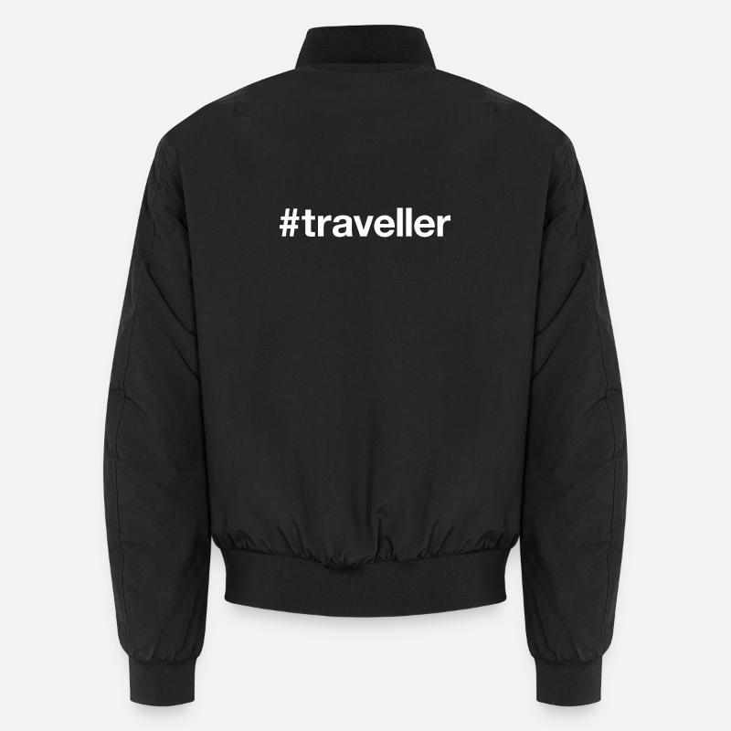TRAVELLER Hashtag Unisex Bomberjacke