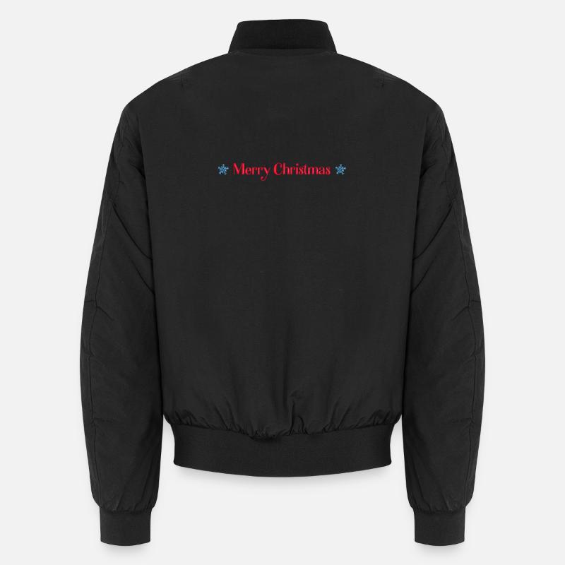 Merry Christmas - Unisex Bomber Jacket - black
