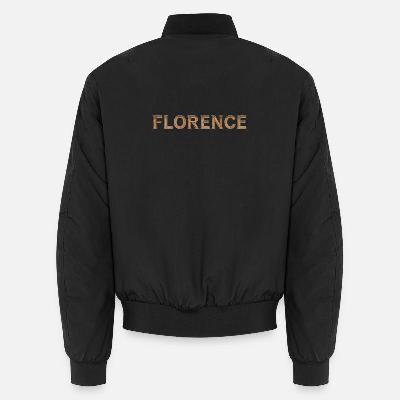 FLORENCE – Renaissance Stone Typography Unisex Bomberjacke