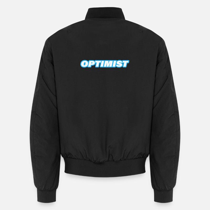 OPTIMIST - Unisex Bomberjacke - Schwarz