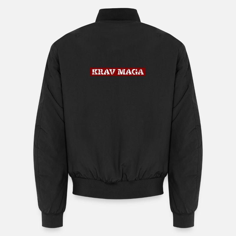 Krav Maga - Unisex Bomberjacke - Schwarz