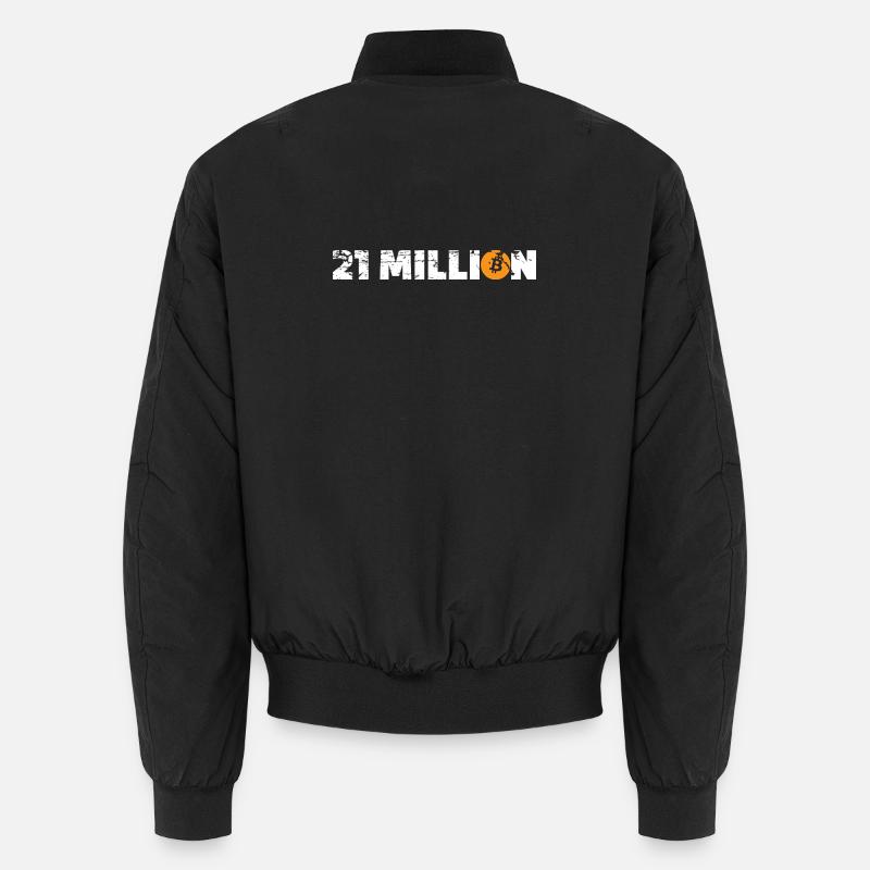 21 Million Bitcoin - Unisex Bomberjacke - Schwarz