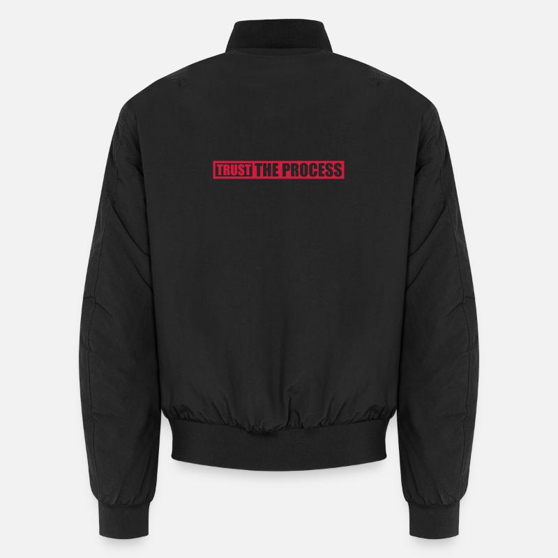 trust the process Quote Unisex Bomber Jacket