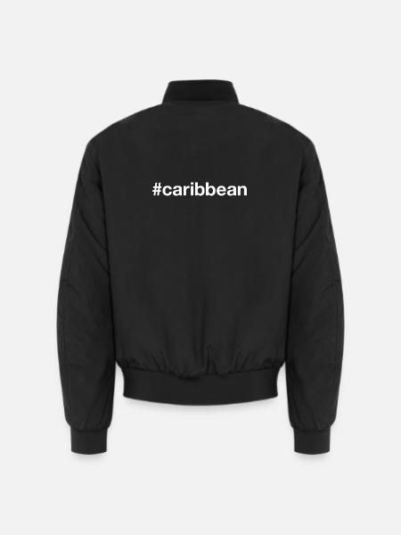 CARIBBEAN Karibik Hashtag - Unisex Bomberjacke - Schwarz