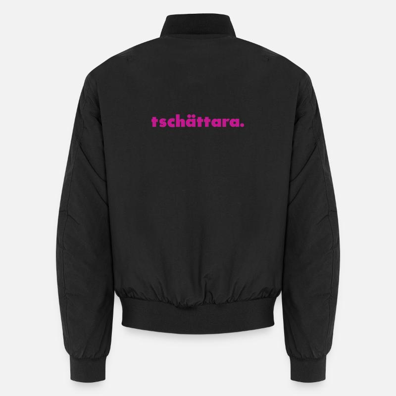 Tschättara. - Unisex Bomber Jacket - black