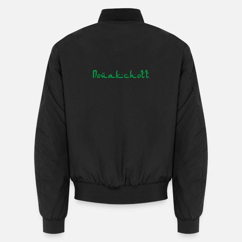 Nouakchott Mauritania - Unisex Bomber Jacket - black