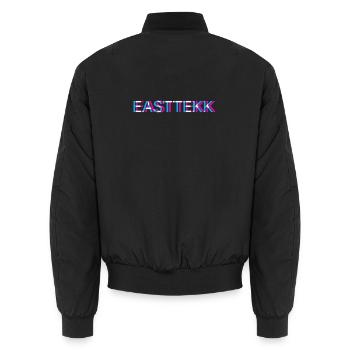 Hardtekk Tekk - Bomber unisexe - noir - Dos - AI Model Male 185 light (185cm)