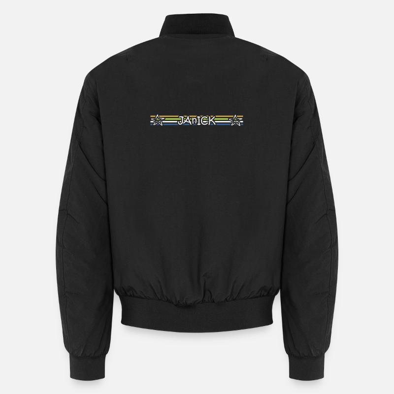 Cadeau pour Janick - Bomber unisexe - noir