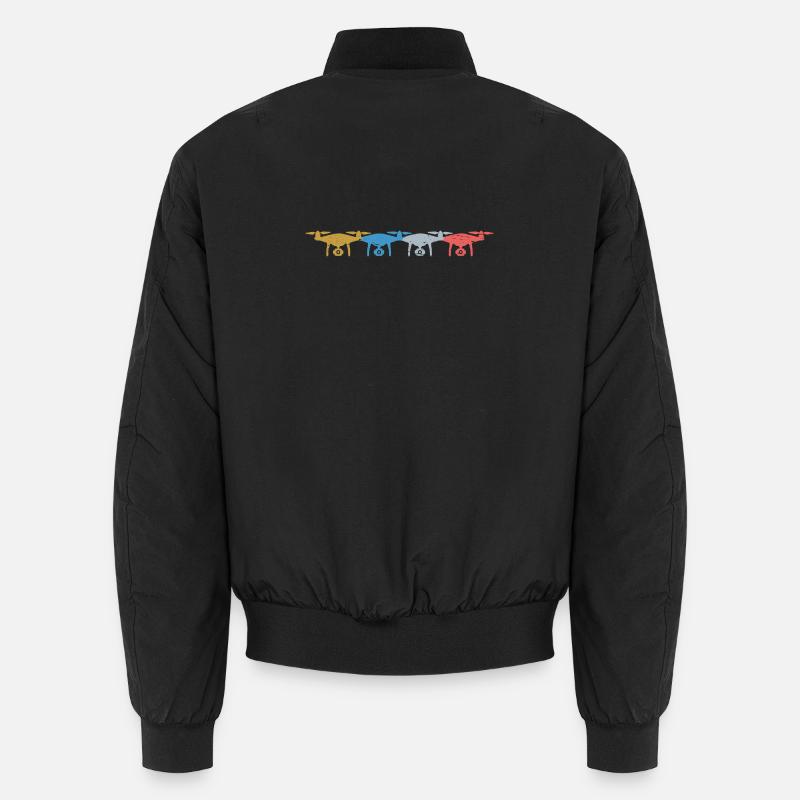 Heartbeat Drone Drones - Bomber unisexe - noir