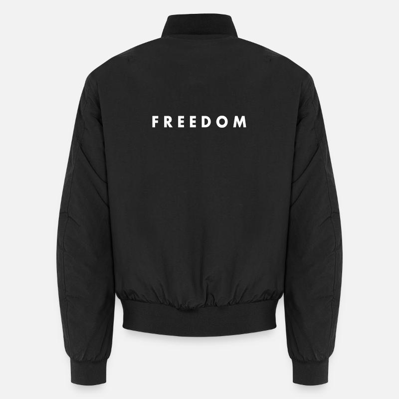 Freedom - Unisex Bomberjacke - Schwarz