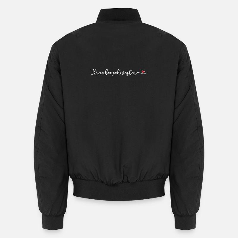 Krankenschwester - Unisex Bomberjacke - Schwarz