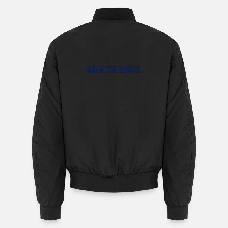 Norge Norwegen - Unisex Bomberjacke - Schwarz