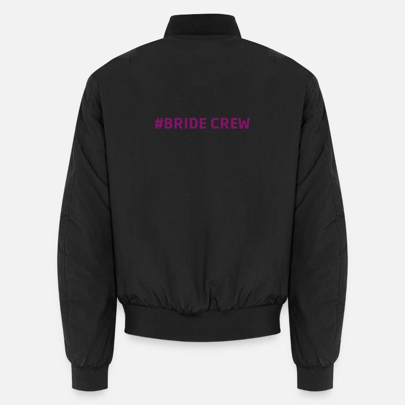 #Bride équipage nuit poule - Bomber unisexe - noir