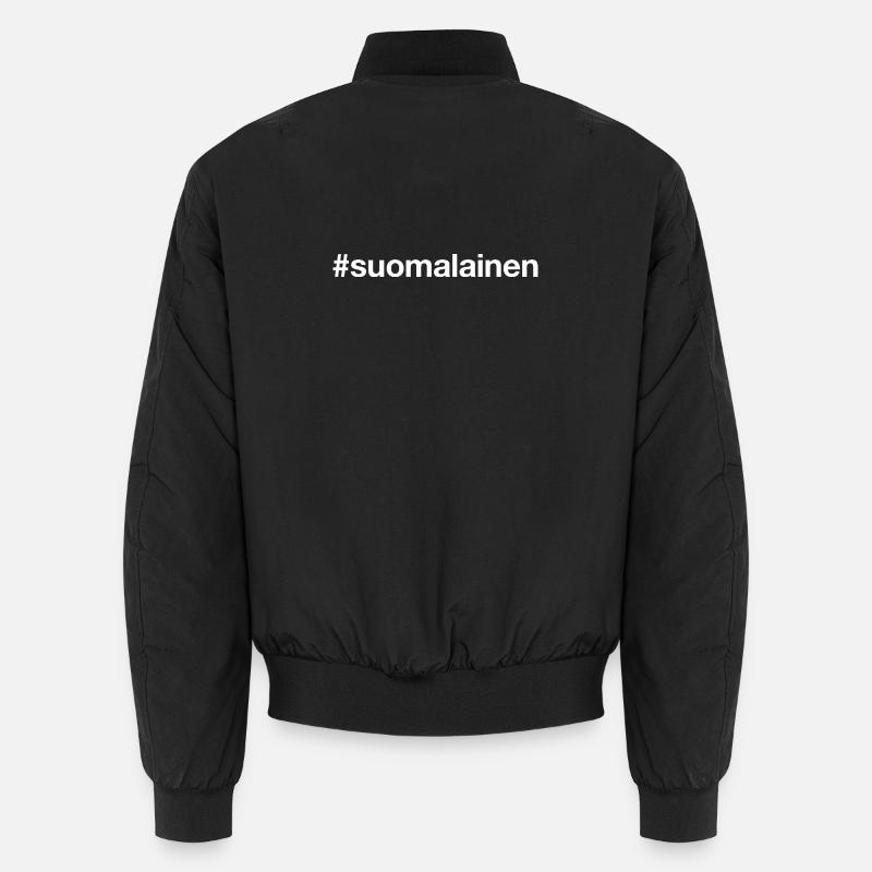 SUOMALAINEN Finlande Hashtag Bomber unisexe