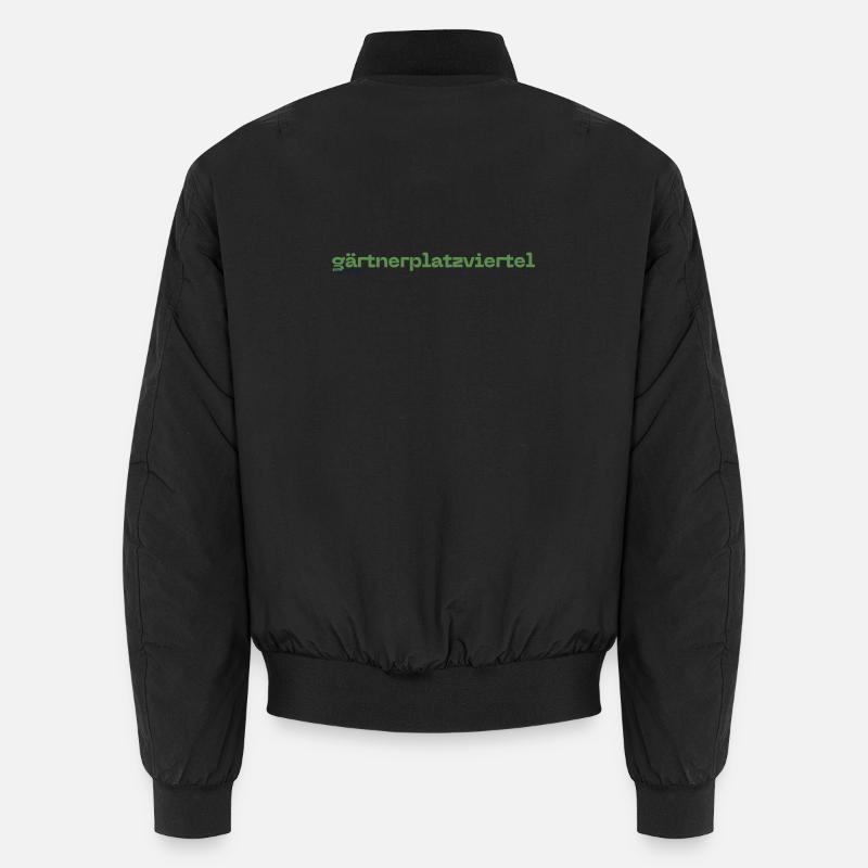 Gärtnerplatzviertel Munich district - Unisex Bomber Jacket - black