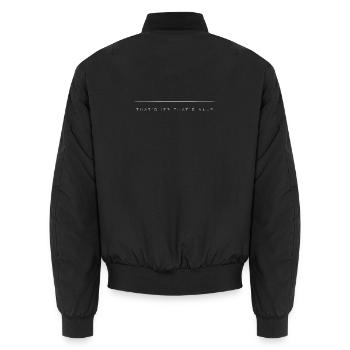 Das war's? Das ist alles? _ Sarkastische Zitate - Unisex Bomberjacke - Schwarz - Hinten - AI Model Male 185 light (185cm)