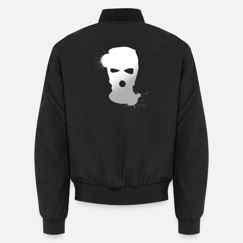 Sturmmaske - Unisex Bomberjacke - Schwarz