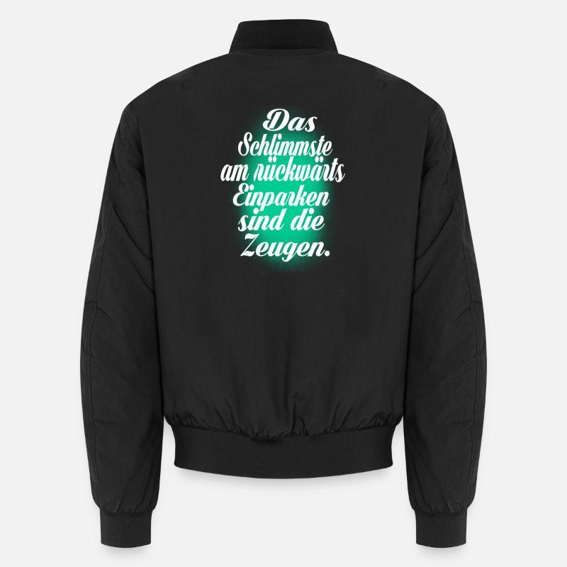 Parking - Unisex Bomber Jacket - black