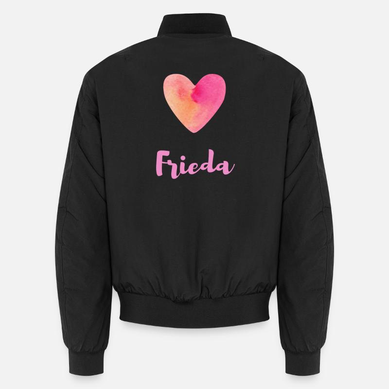 Frieda Rosa Herz Mädchen Geschenkidee Shirt Unisex Bomberjacke