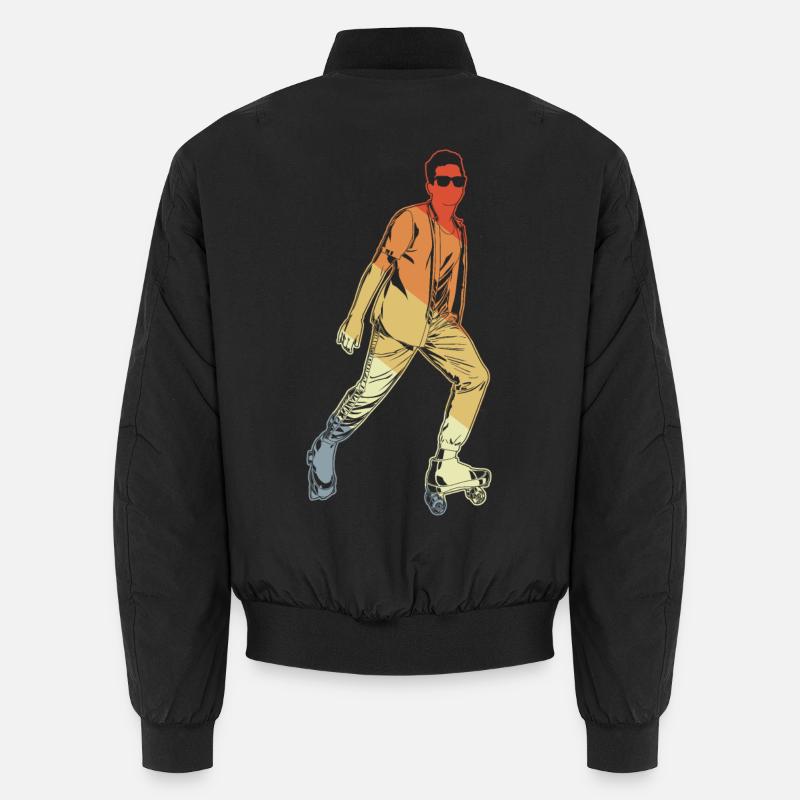 Rollkunstlauf - Unisex Bomberjacke - Schwarz