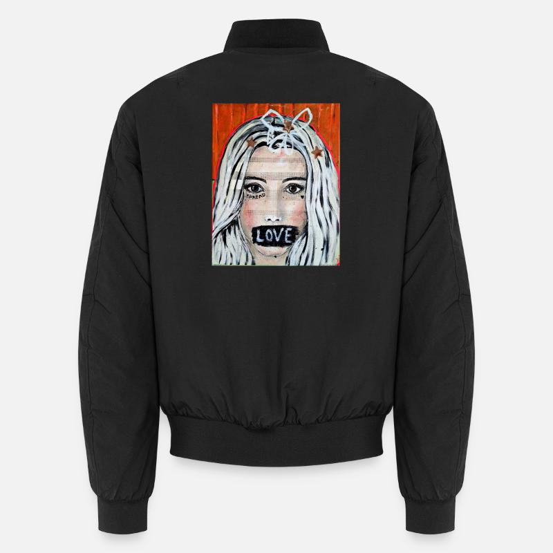 Spread LOVE - Unisex Bomberjacke - Schwarz