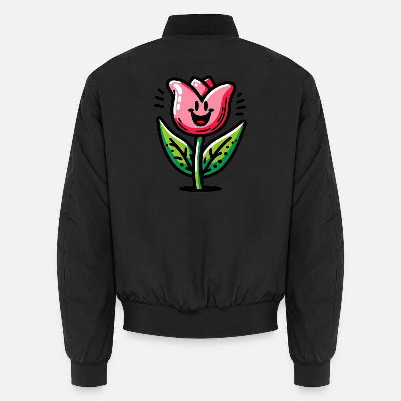 Tulip - Unisex Bomber Jacket - black