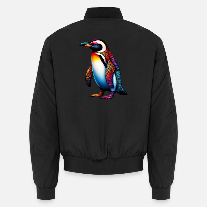 Pingouin - Bomber unisexe - noir