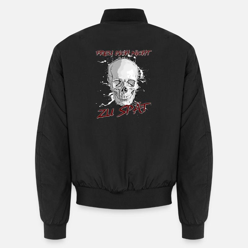 Don't rejoice too late - Unisex Bomber Jacket - black