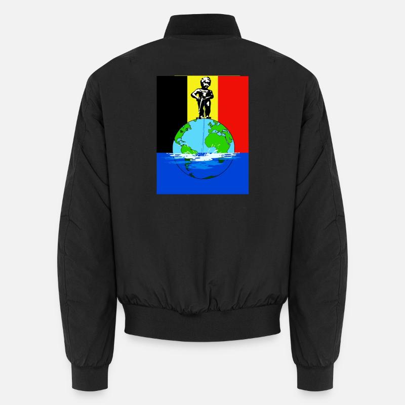 Maneken pis - Unisex Bomber Jacket - black