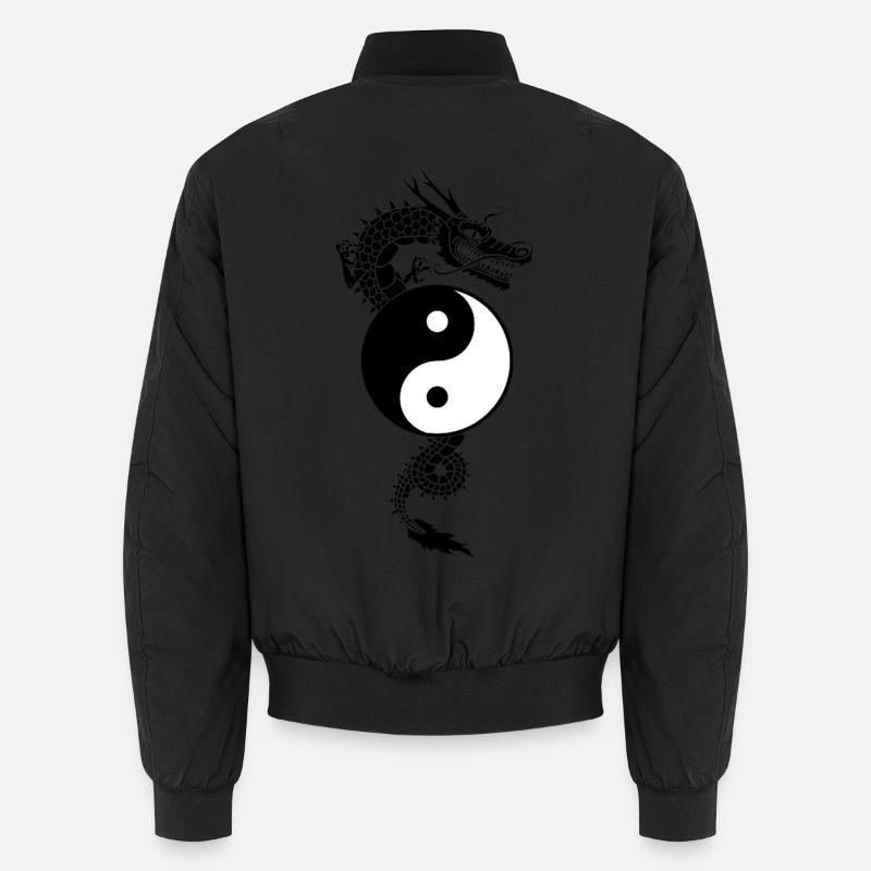 Dragon chinois yin yang Bomber unisexe