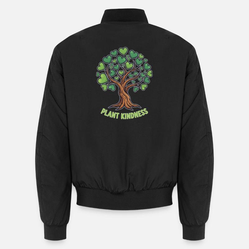 Plant Kindness - Baum der Freundlichkeit Unisex Bomberjacke
