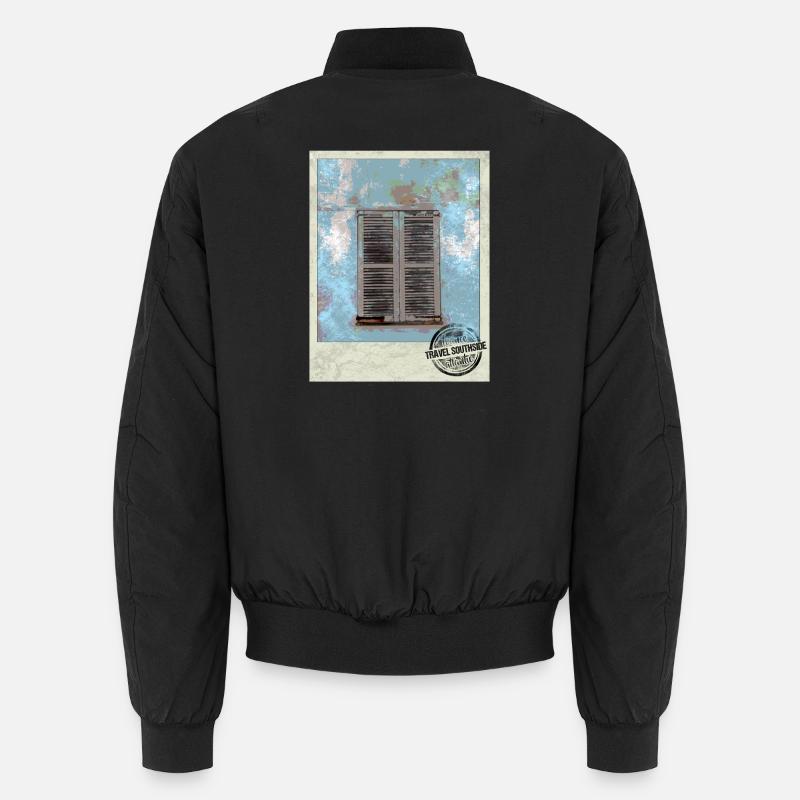 Weathered windows in the southern style Unisex Bomber Jacket
