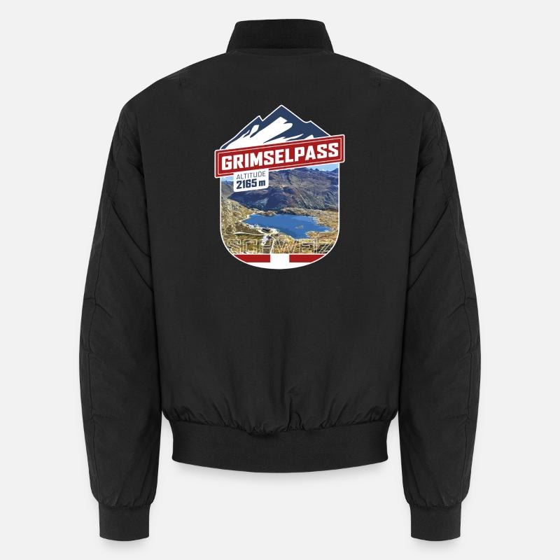 Col du Grimsel | Autocollant Bomber unisexe