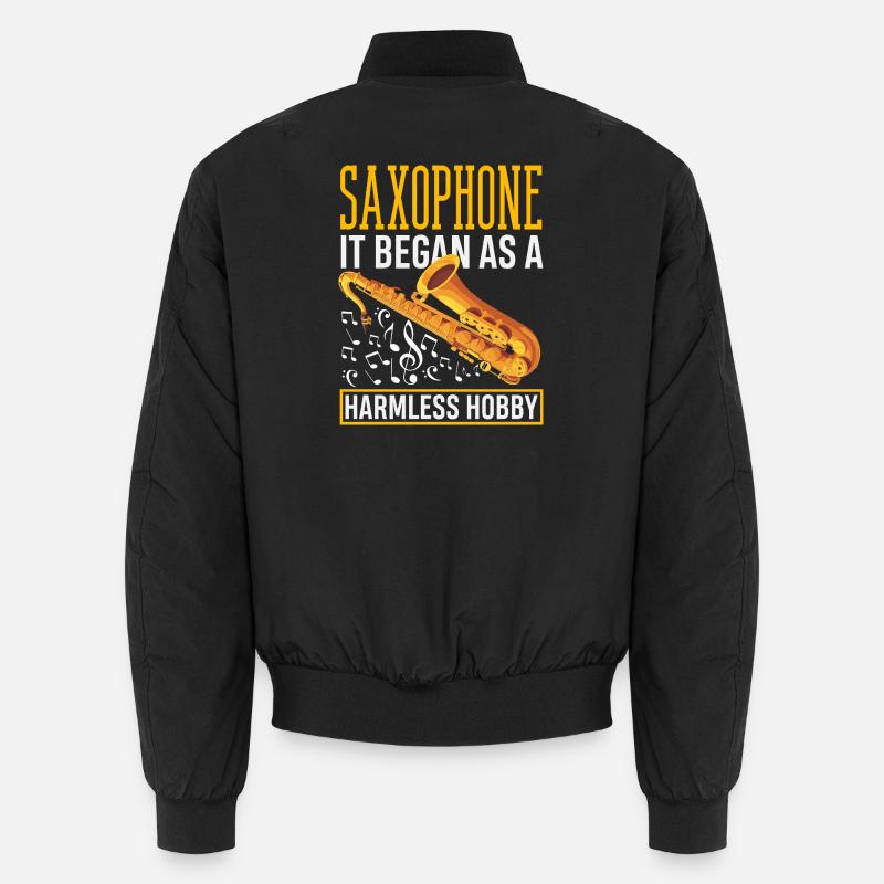 Saxophone Bomber unisexe