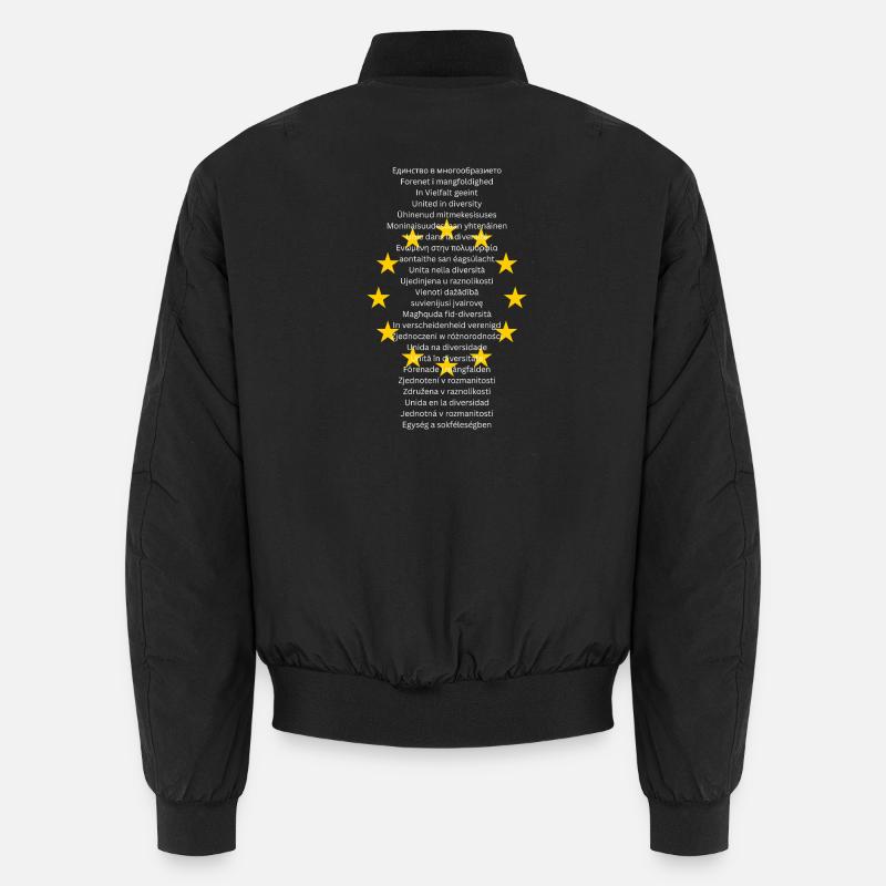 Text der Europäischen Union Unisex Bomberjacke