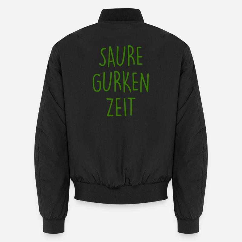 Saure Gurken Zeit Unisex Bomberjacke