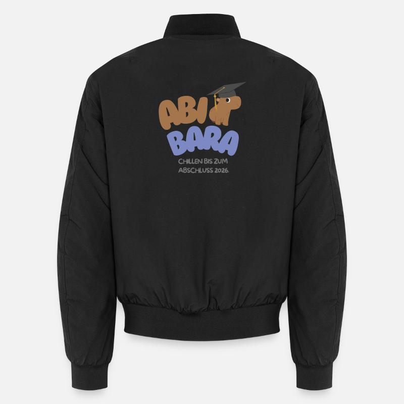 AbiBara 2026 Chilling until graduation - Unisex Bomber Jacket - black