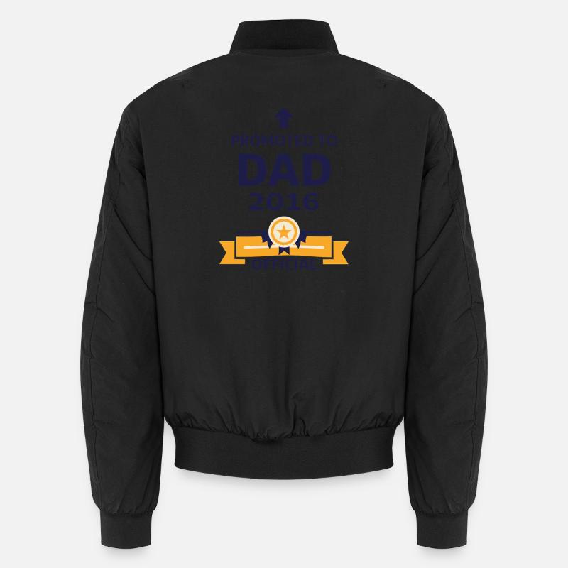 Beförderung zum Vater 2016 - Unisex Bomberjacke - Schwarz