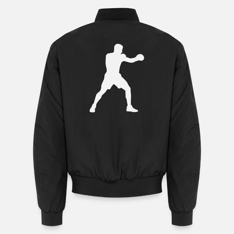 Boxsilhouette Power Boost Unisex Bomber Jacket