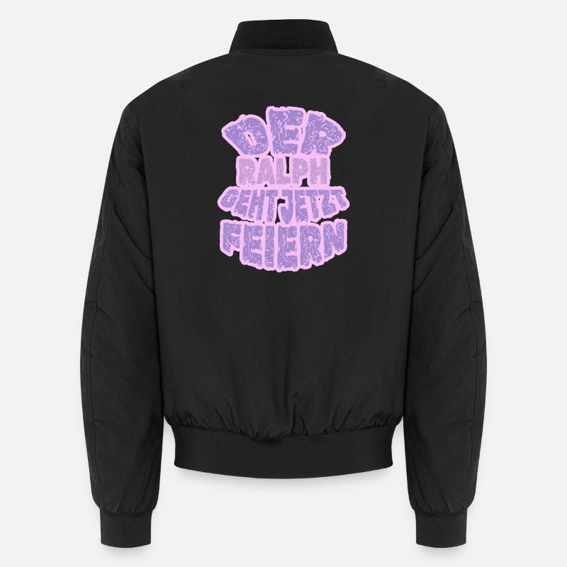 Ralph - Unisex Bomberjacke - Schwarz