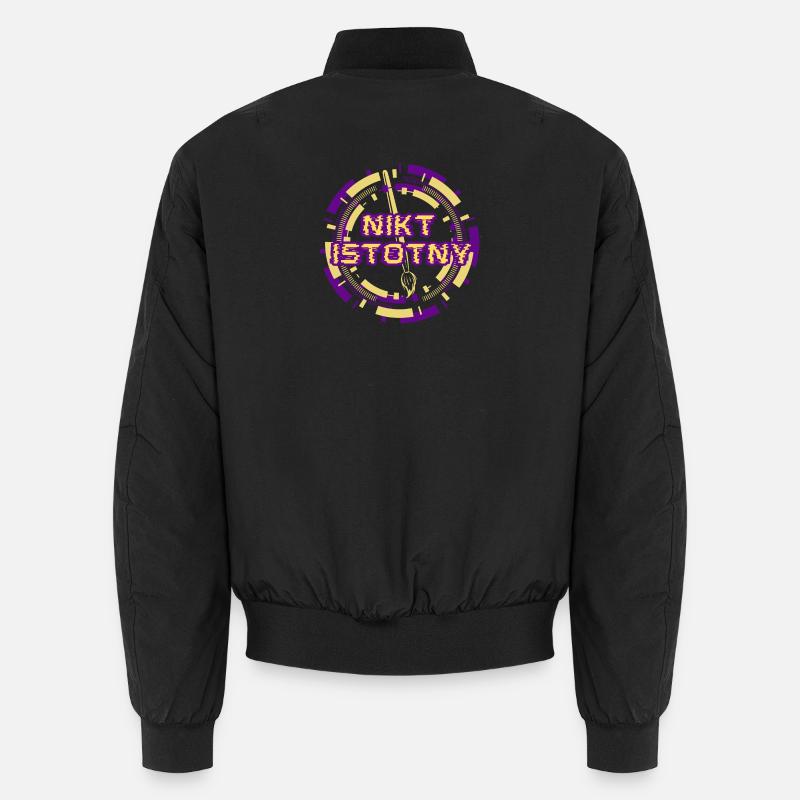 No one important - Unisex Bomber Jacket - black