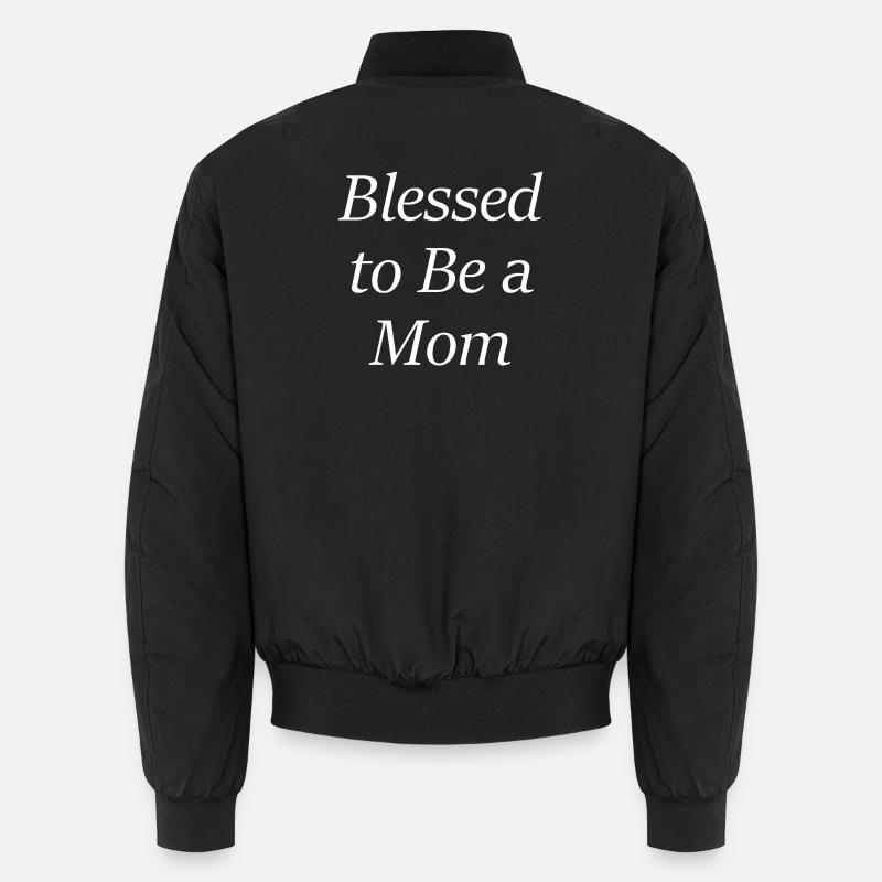 Blessd to Be a Mom Unisex Bomberjacke