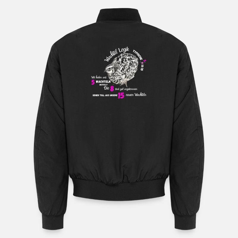 Logique de caille Thé de caille Bomber unisexe