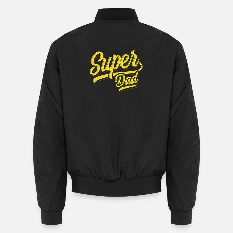 Super Dad - Super Papa - Vatertag - Bester Papa Unisex Bomberjacke
