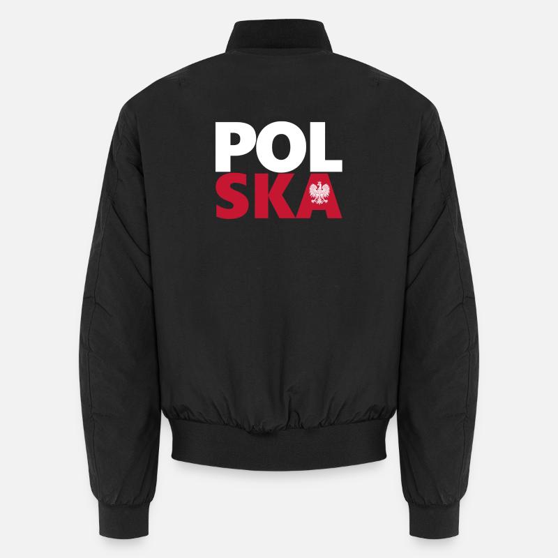 Pologne - Bomber unisexe - noir